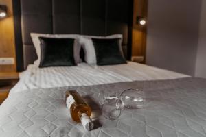 Postel nebo postele na pokoji v ubytování NOVA Apartamenty&Pokoje
