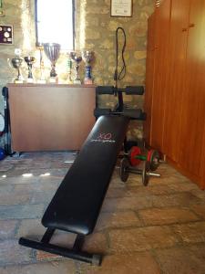 Posilňovňa alebo fitness centrum v ubytovaní Podere I Casaloni - La casa nel bosco