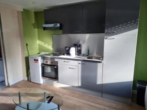 A kitchen or kitchenette at Duplex Savane, Lille