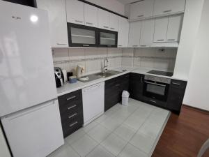 Kuchyň nebo kuchyňský kout v ubytování Manhattan + 7 fotografií