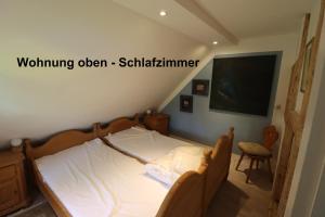 Katil atau katil-katil dalam bilik di Bauernhaus Questin