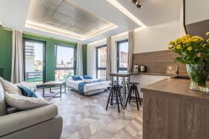 Posedenie v ubytovaní Apartamenty Gdansk EU- Apartamenty Jelitkowska 11, 200m od morza