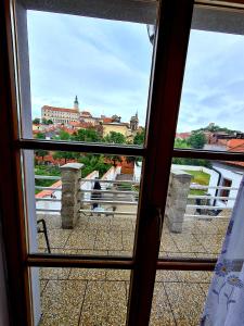 Balkón nebo terasa v ubytování Pension Štěpán