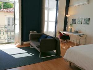 Svetainės erdvė apgyvendinimo įstaigoje Downtown Porto Spot - 2 bedrooms