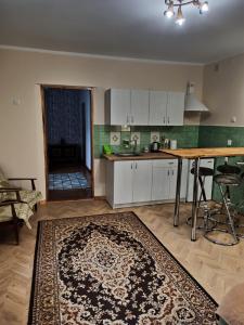 A kitchen or kitchenette at Bora Zdrój - apartament