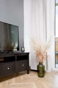 Televízia a/alebo spoločenská miestnosť v ubytovaní Oli&Joly Apartments + 7 fotografií