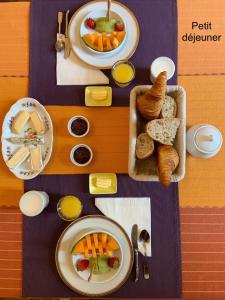 Možnosti zajtrka za goste nastanitve Un Nid en Camargue