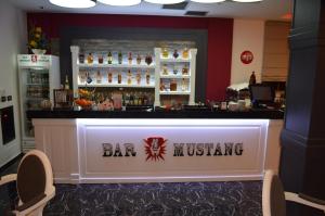 Lounge nebo bar v ubytování Hotel Mustang