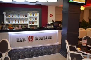 Lounge nebo bar v ubytování Hotel Mustang