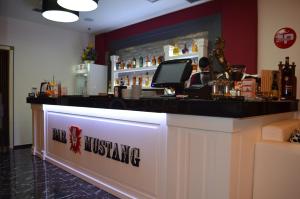 Lounge nebo bar v ubytování Hotel Mustang