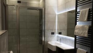 Koupelna v ubytování Hotel Europa Varese