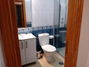 Koupelna v ubytování Casa Herrera