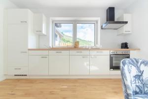 Köök või kööginurk majutusasutuses Perfektes Appartement für Erholung in der Wachau!!