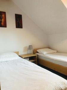 Postel nebo postele na pokoji v ubytování Chata Zaciszne Zastań + 26 fotografií