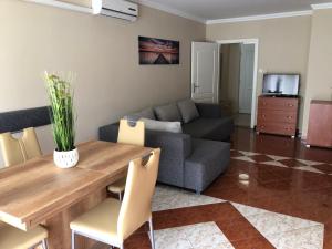 Posezení v ubytování Alina apartmanok