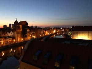 Výhľad na mesto Gdansk alebo výhľad na mesto priamo z apartmánu
