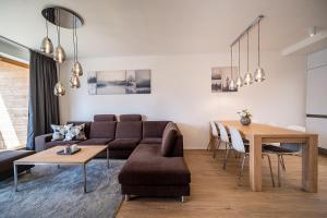 Posezení v ubytování Apartmán Lipnoport