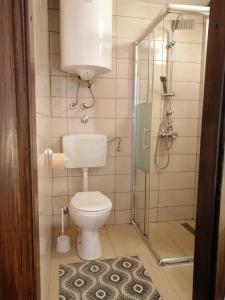 Koupelna v ubytování Studio apartman Nona Angela-Valun