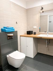Ванная комната в Apartamenty Oleńka I - Szczytno Mazury