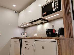 Kuchyňa alebo kuchynka v ubytovaní Apartament z Widokiem na Park