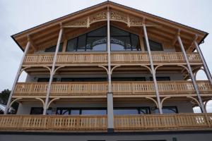 Balkon lub taras w obiekcie Galerie Wohnung Hechelstein / Top 106
