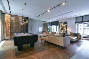 Posezení v ubytování LTC-Apartments Portova