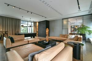 Posezení v ubytování LTC-Apartments Portova