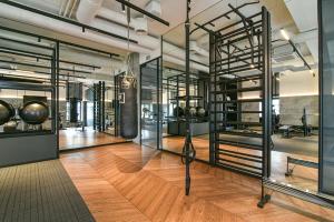 Fitness centrum a/nebo fitness zařízení v ubytování LTC-Apartments Portova