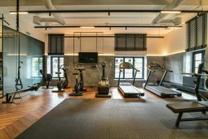 Fitness centrum a/nebo fitness zařízení v ubytování LTC-Apartments Portova