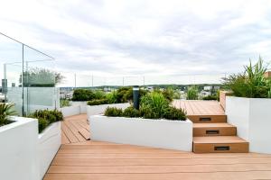 Balkón nebo terasa v ubytování LTC-Apartments Portova