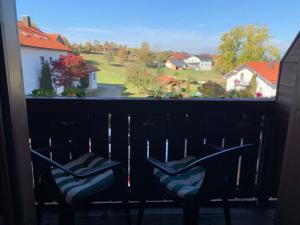 Balkón nebo terasa v ubytování Zur Linde