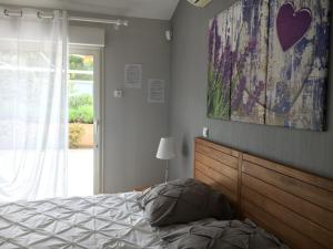 Katil atau katil-katil dalam bilik di Les Lavandes