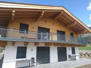 Balkón nebo terasa v ubytování Ferienhaus Reiter Jochberg bei Kitzbühel