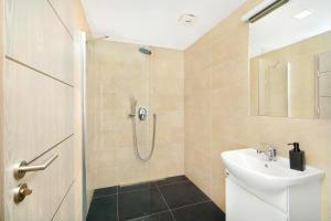 Koupelna v ubytování Podstata Apartments Vrchlabí - Rotterovka
