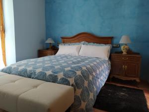 Ένα ή περισσότερα κρεβάτια σε δωμάτιο στο The Fountains House