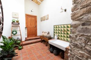 Posezení v ubytování Mas Teixidor, Masia entre Girona y la Costa Brava