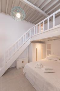 Postel nebo postele na pokoji v ubytování Casa Fiona, Little Venice, Mykonos