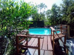 The swimming pool at or close to Eldorado Yurt