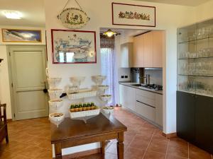 Кухня или мини-кухня в Casa Paola nel Chianti
