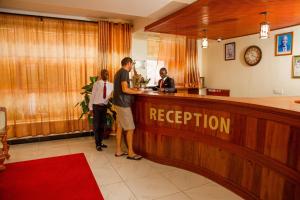 Vstupní hala nebo recepce v ubytování A1 Hotel and Resort