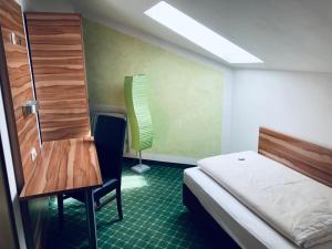 Säng eller sängar i ett rum på Hotel Post
