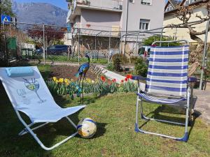 A garden outside Appartamento Marconi 35 Pergine Valsugana