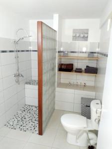 Koupelna v ubytování Appartement cosy Le Marin 60 m² + jardin