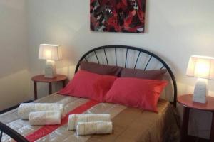 Postel nebo postele na pokoji v ubytování Apartamento Beira-Mar