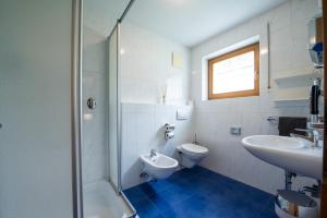 Koupelna v ubytování Hotel Sonja