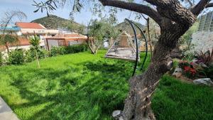 A garden outside Villa Fouli