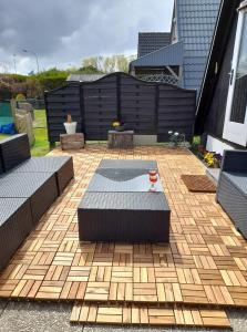 Innanhússgarður eða útisvæði á Chalet Dunepark, Oostduinkerke