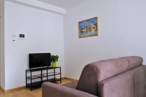 TV a/nebo společenská místnost v ubytování Appartamenti Alle 5 Torri