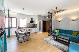 Kuchyň nebo kuchyňský kout v ubytování Pokoje, Noclegi, Apartamenty Dune Resort Łeba