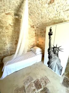 Letto o letti in una camera di Pietrefitte